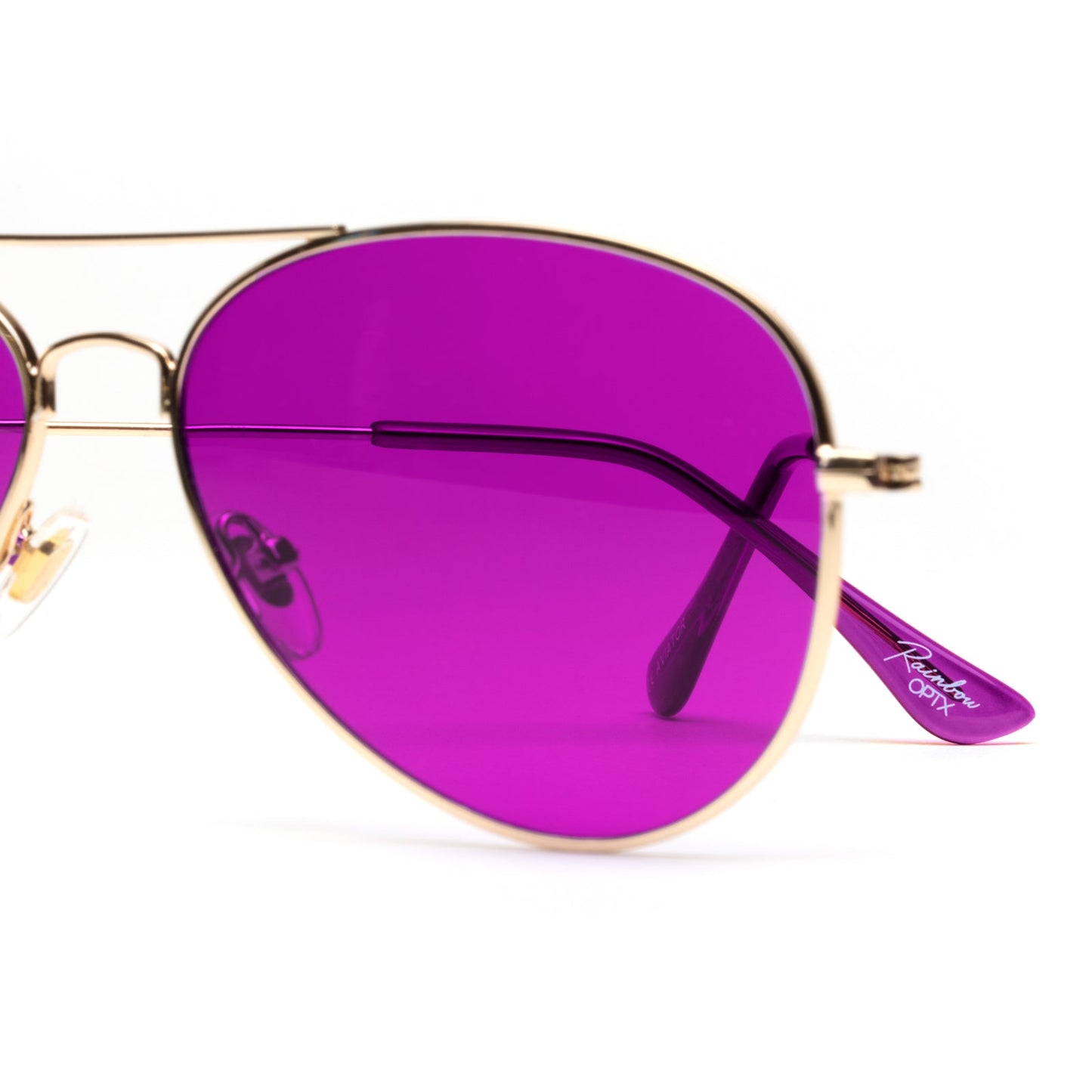 Magenta - Aviator Sunglasses