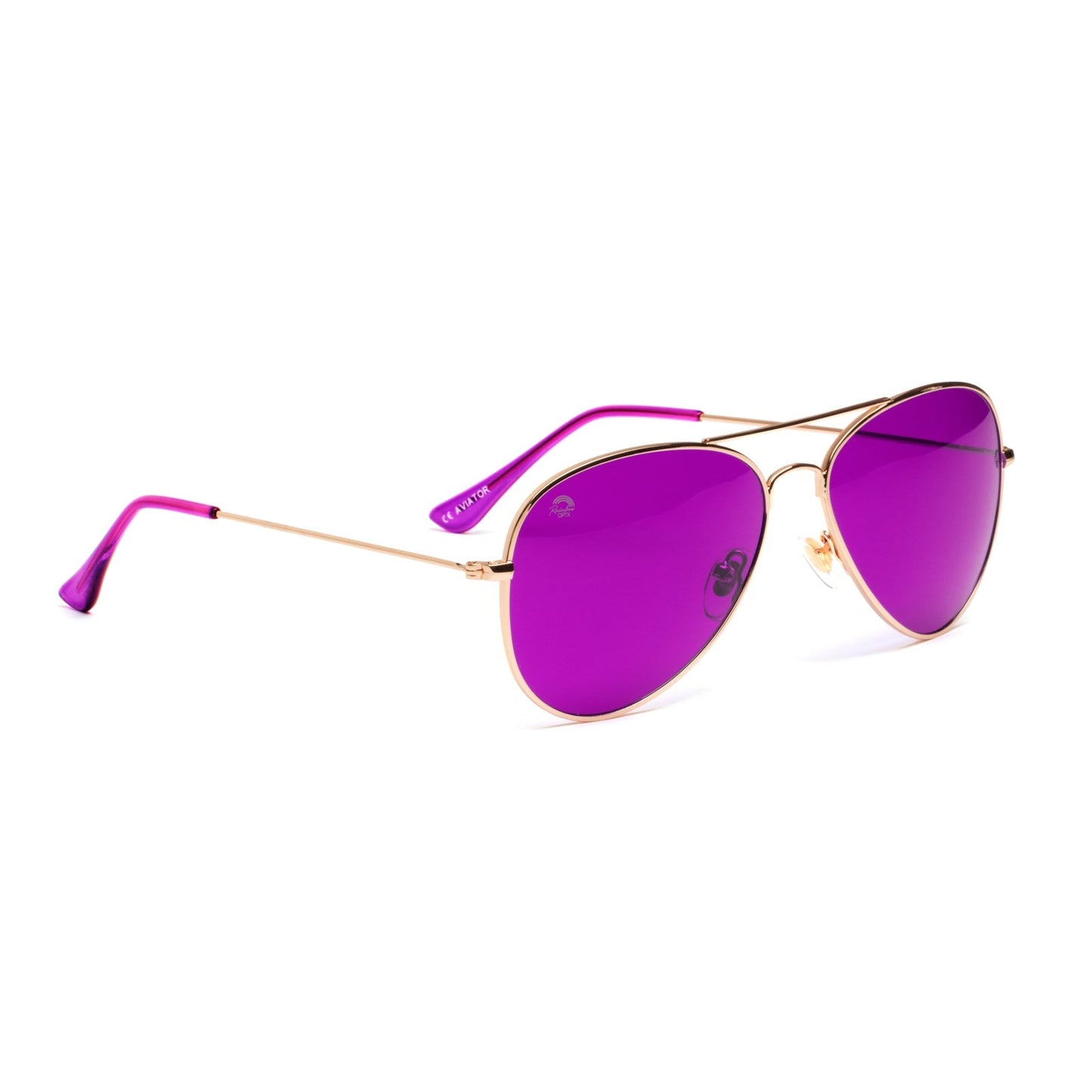 Magenta - Aviator Sunglasses
