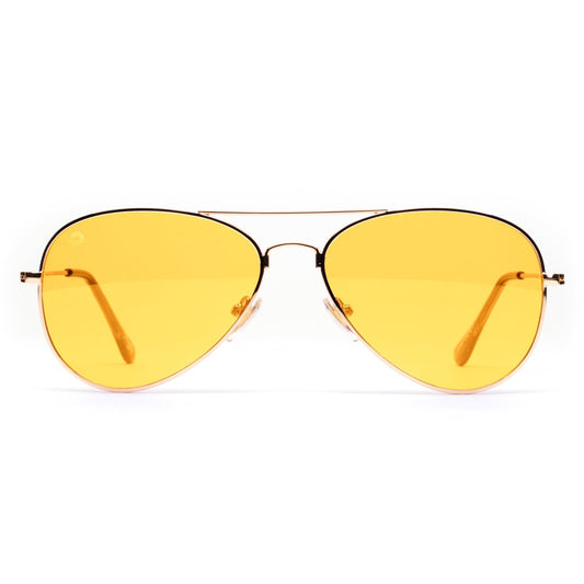 Yellow - Aviator Sunglasses