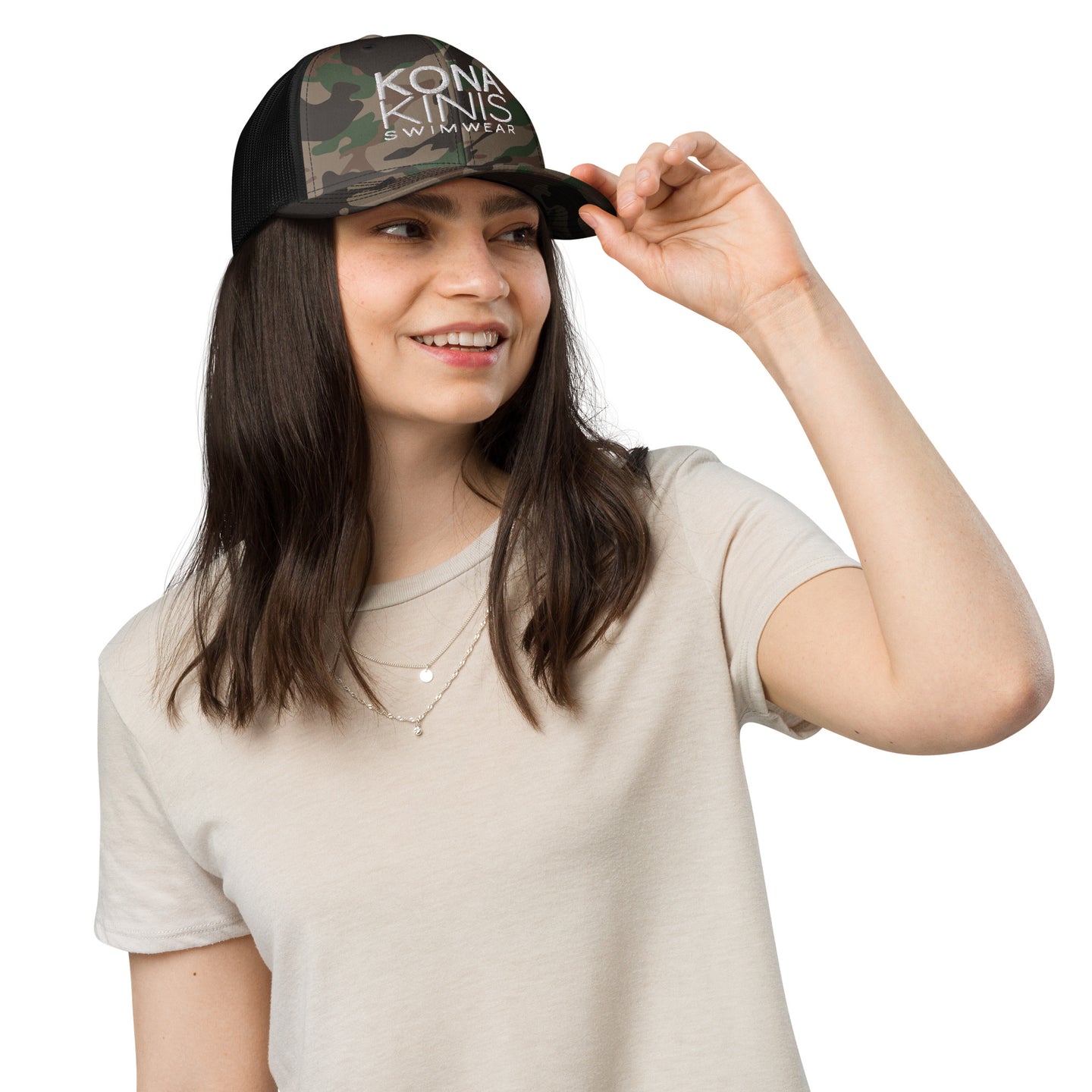 Camouflage trucker hat - Kona Kinis Swimwear