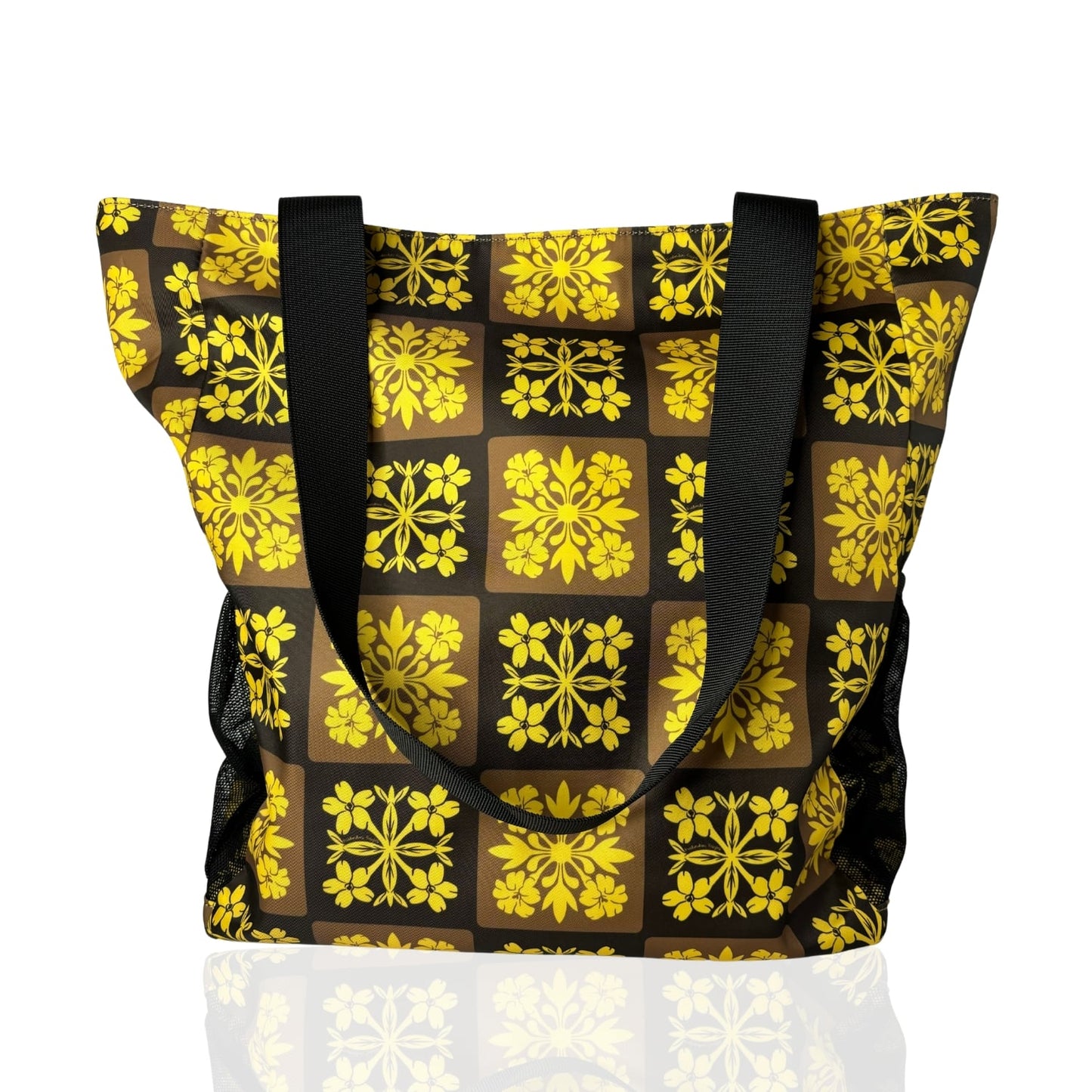 Holoholo Bag (Brown & Yellow Quilt)