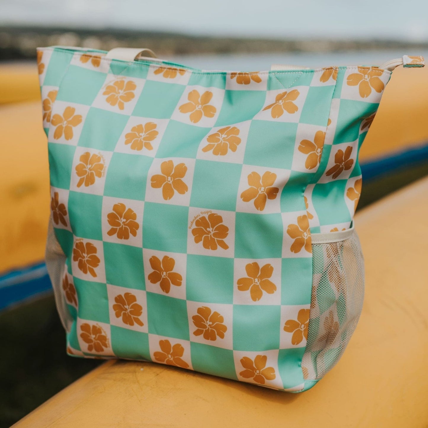 Holoholo Bag (Turquoise Checker)