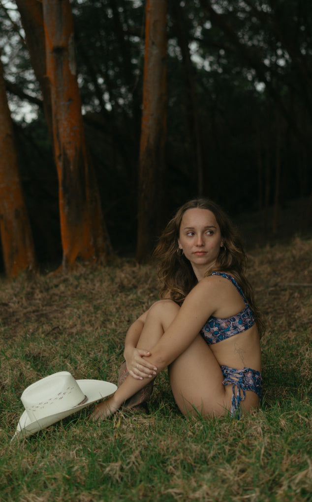 Indio Lace Up Bikini Top