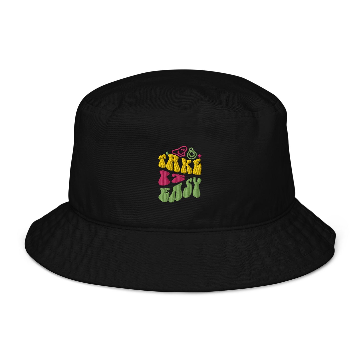 Organic bucket hat - take it easy