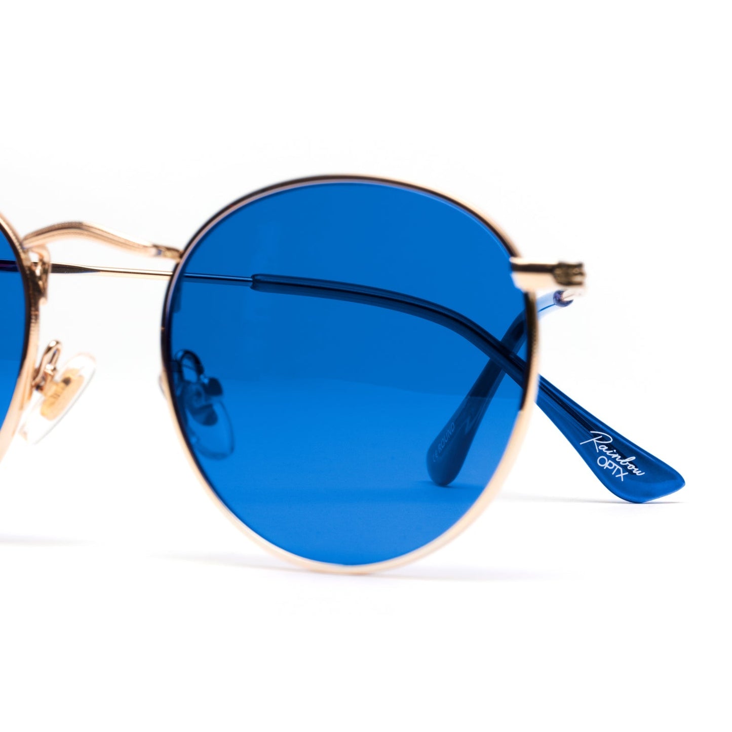 Blue - Round Sunglasses