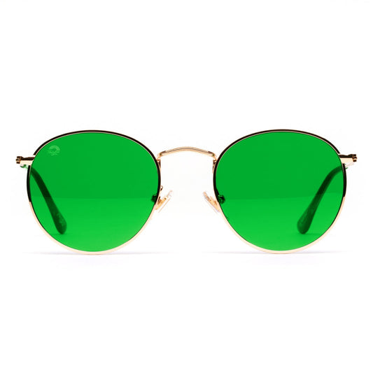 Green - Round Sunglasses