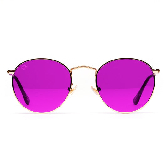 Magenta - Round Sunglasses