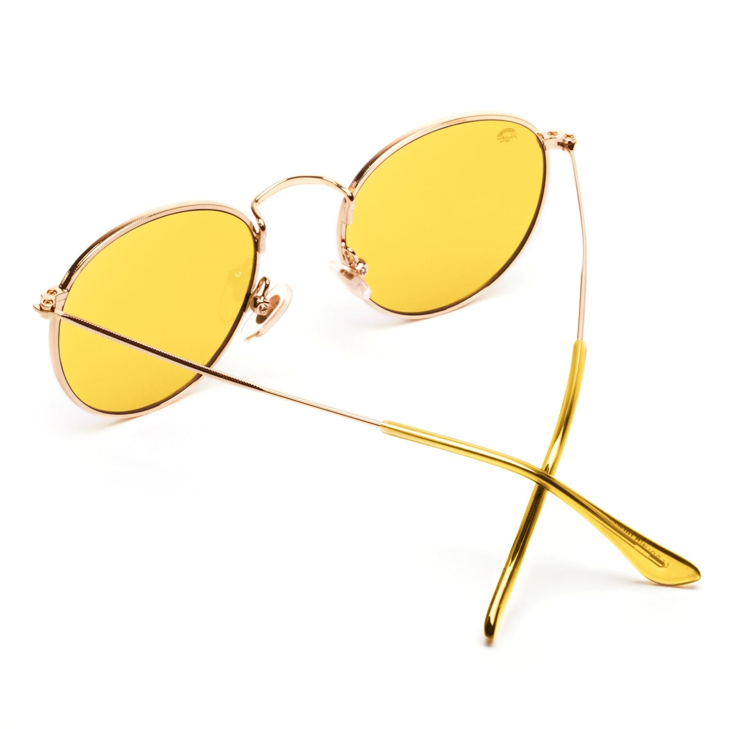 Yellow - Round Sunglasses