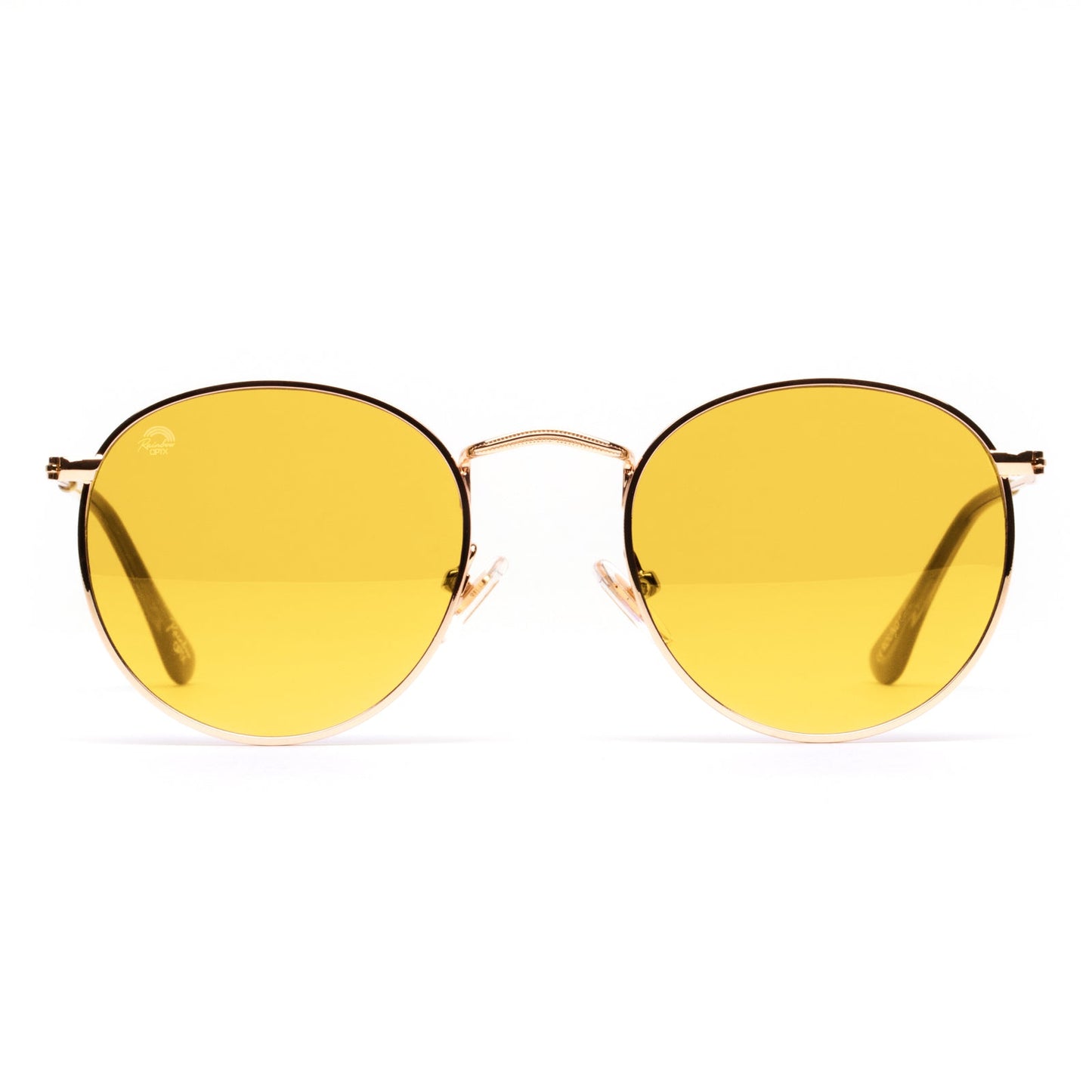 Yellow - Round Sunglasses