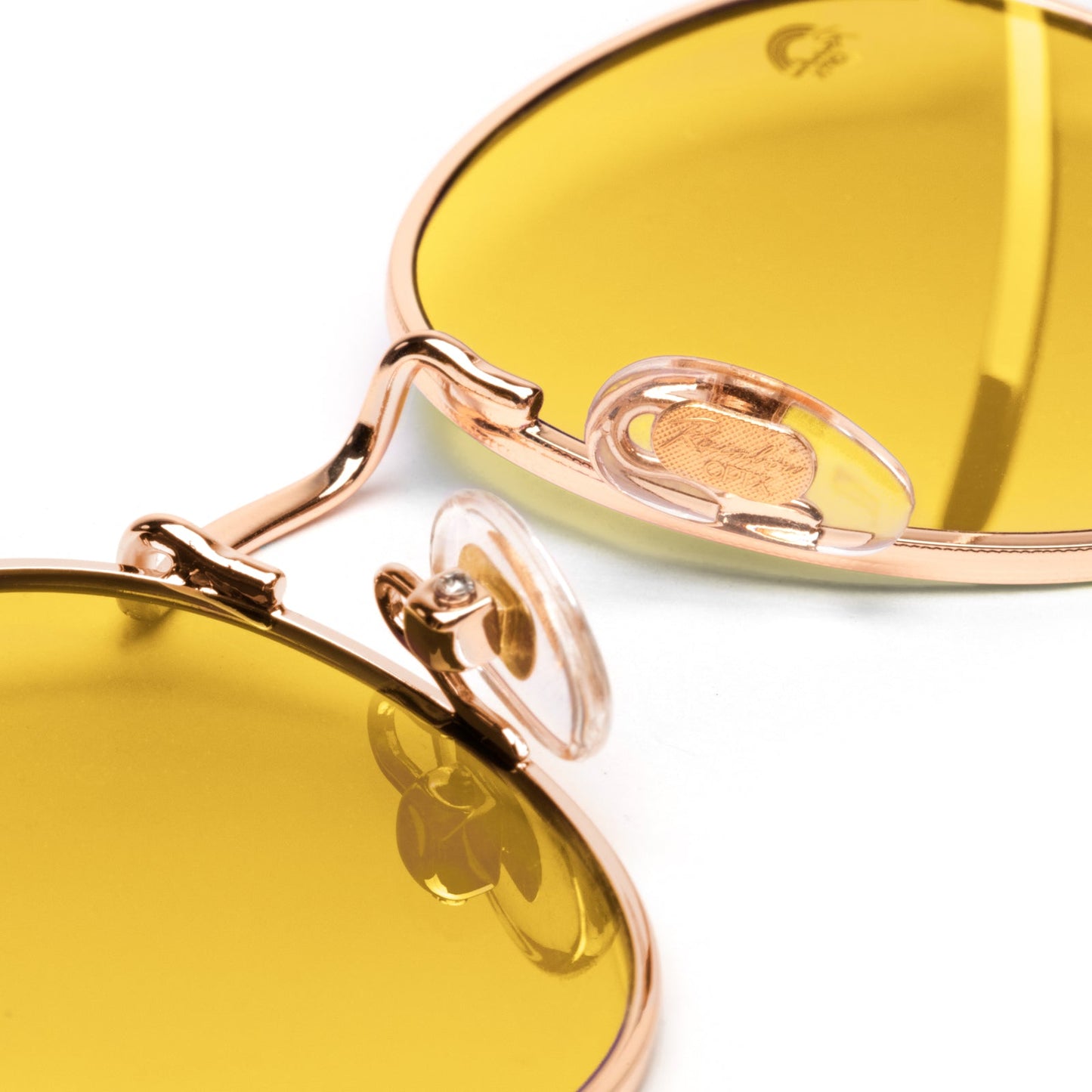 Yellow - Round Sunglasses