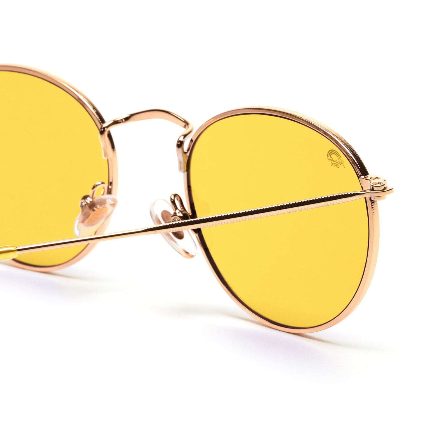 Yellow - Round Sunglasses