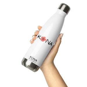 Stainless Steel Water Bottle - Kona Hibiscus