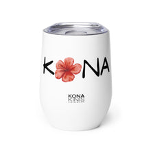 Load image into Gallery viewer, Wine tumbler - Kona Hibiscus
