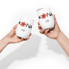Load image into Gallery viewer, Wine tumbler - Kona Hibiscus
