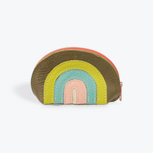 Load image into Gallery viewer, Leather Rainbow Wristlet
